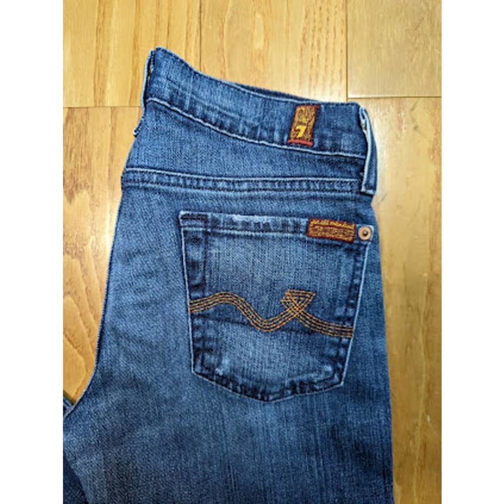 7 For All Mankind Women's Bootcut Distressed Jeans Size 25